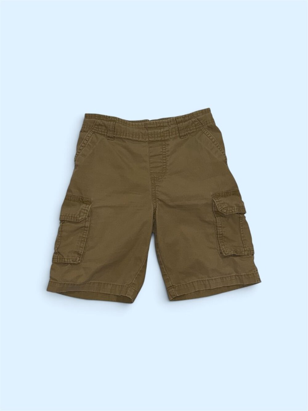 Garanimals 365 Kids Boys Khaki Cargo Shorts Size 5 EUC